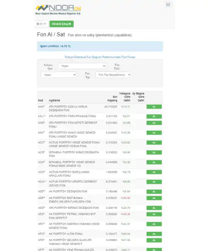 Hisse Online Şube ve Platform Mobile